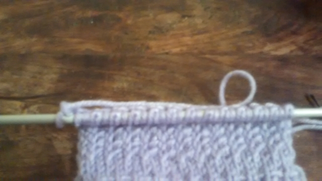 Ma'am I am attaching a photo clip of my knitting as per your instructions. I have knitted the second row of step 5 exactly as you have mentioned. But I don't seem to understand where I have gone wrong. In the 3rd row you have asked to slip one stitch & knit the second one where there are 2 stitches in one.I am unable to get that stitch in the second place.It comes after the first two stitches of the 2nd row.I hope I am not a bother. But I want to get it right desperately. Please help.Thanking you.Regards_Sh