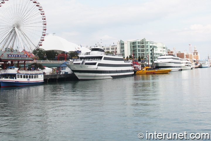 Navy Pier Boats on Navy Pier