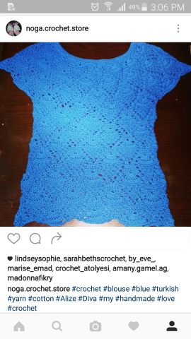 Crochet blouse