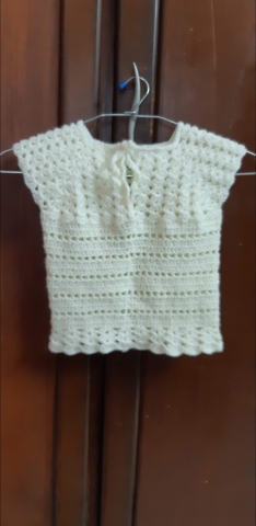 Made this beautiful top with given pattern 