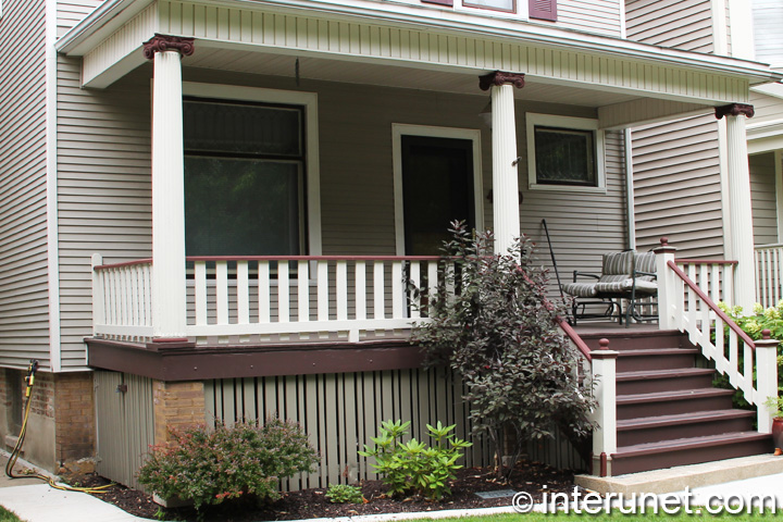 covered front porch covered-front-porch-with-wood-stairs