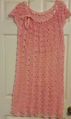 This is my finished project.  I created a dress.