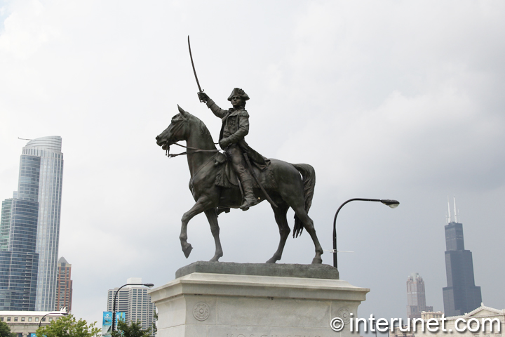 Monument-of-Tadeusz-Kościuszko-in-Chicago