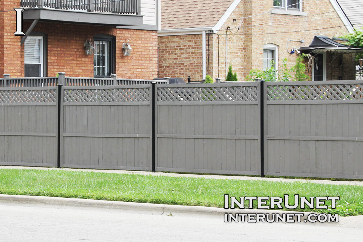 wood fence wood-fence-design-ideas-grey-privacy-fence