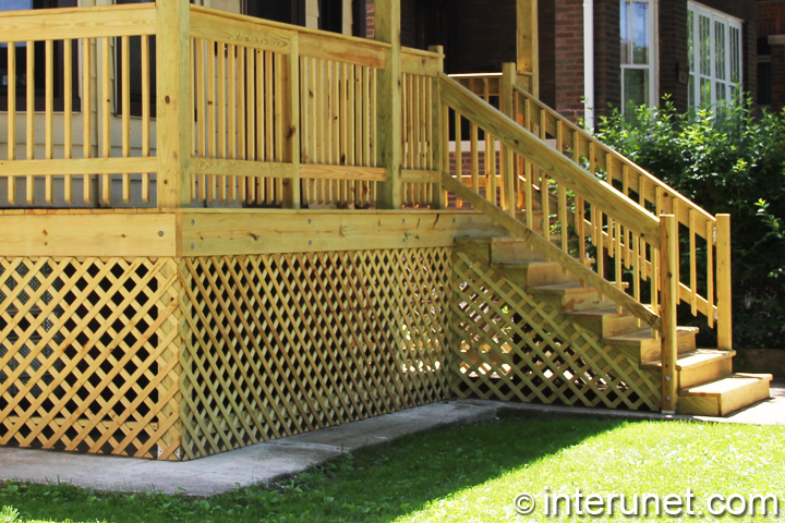wood porch porch-on-wood-posts