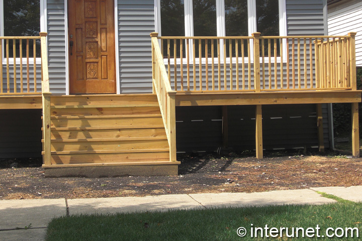 treated pine porch simple-treated-pine-front-porch