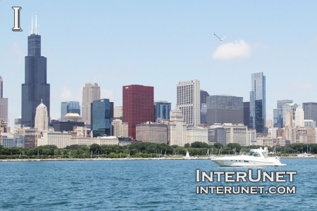 View on Chicago from Adler Planetarium