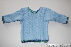 child’s sweater hand-knitted-child’s-sweater