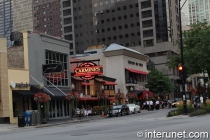 Northern end of Rush Street 
