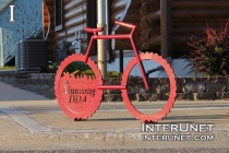 bike-rack-in-Munising, Michigan