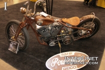 custom motorcycle built by Powerplant GEICO