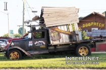 old-truck-with-wood-house-Dogpatch-restaurant-Munising-Michigan