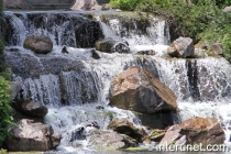 waterfall-in-Chicago-botanic-garden