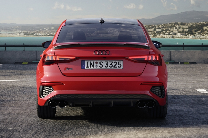 2021 Audi S3 Sedan rear