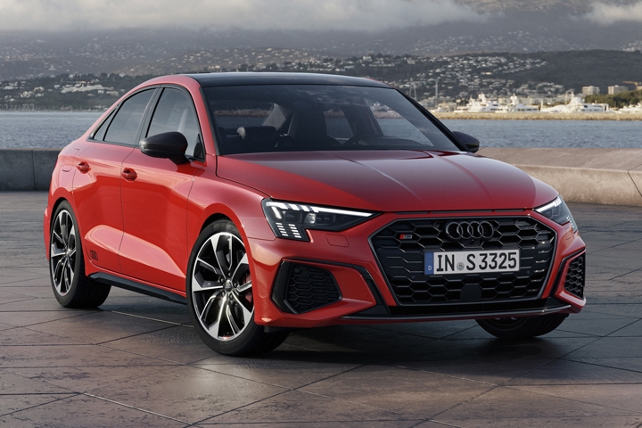 2021 Audi S3 Sedan front right