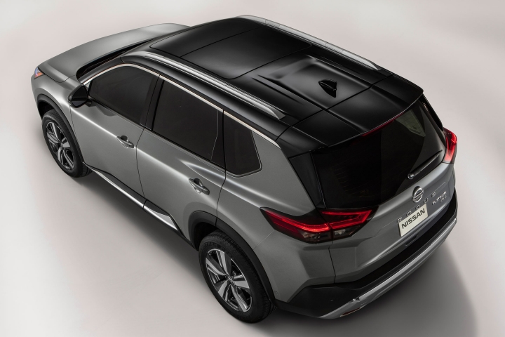 2021 Nissan Rogue birdeye view