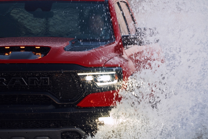 2021 RAM 1500 TRX crossing water