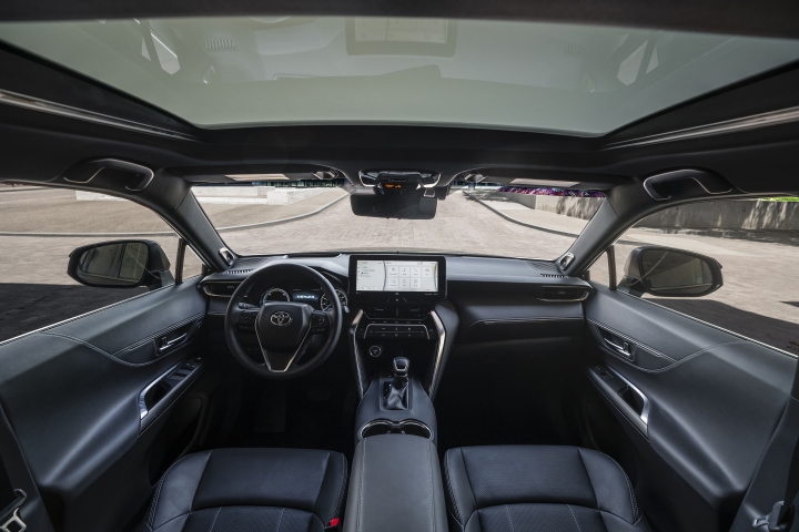2021 Toyota Venza Limited black leather interior