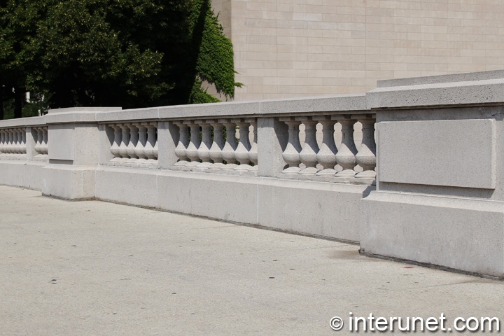 concrete balustrades fence