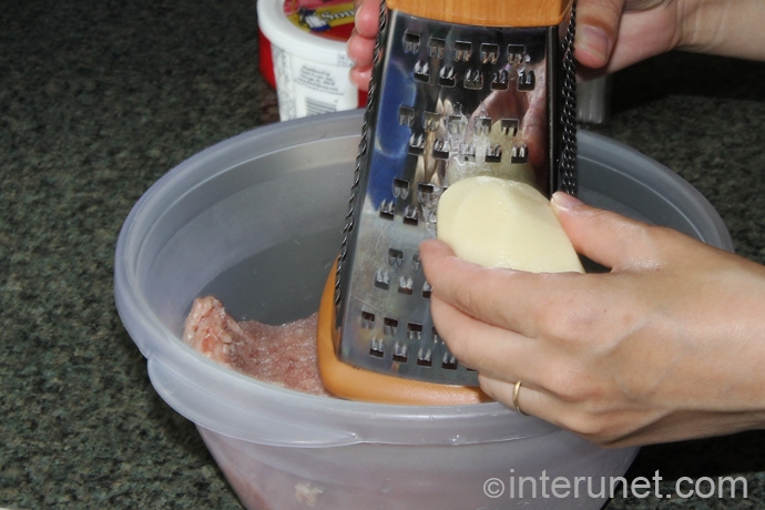 grating potato grating-potato