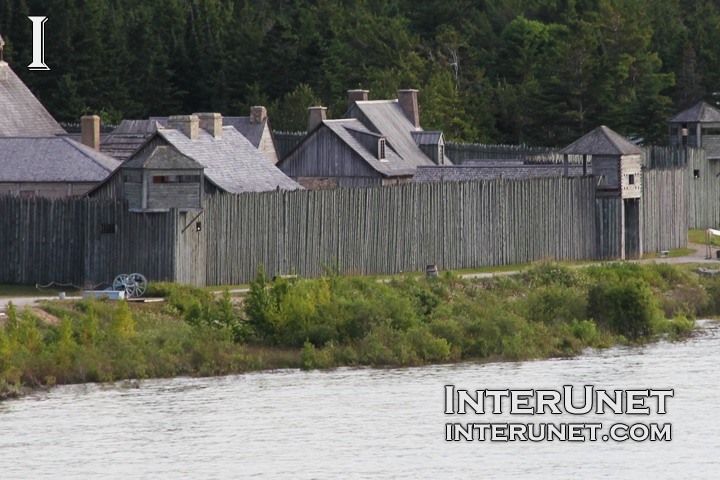 Fort-Michilimackinac-wood-fence-view-from-Mackinac-Bridge