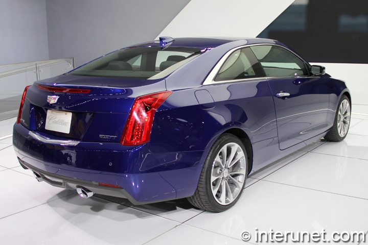 2015 Cadillac ATS Coupe 2015-Cadillac-ATS-Coupe-rear-and-side-view