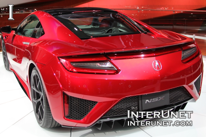 2016 Acura NSX 2016 Acura NSX rear driver side view