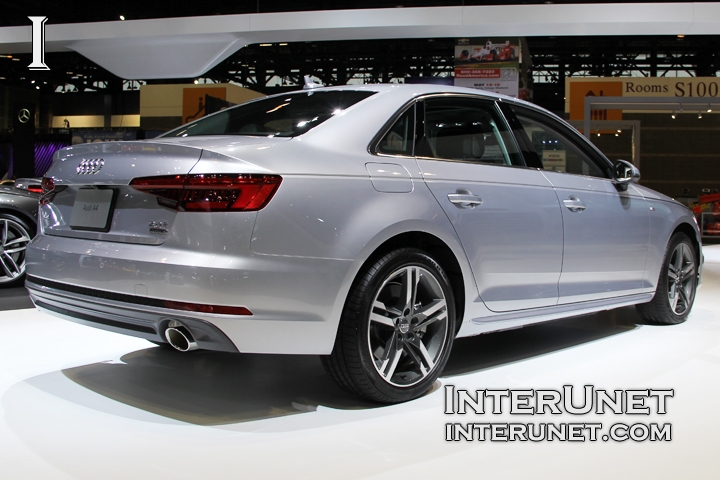 2017 Audi A4 Sedan 2017-Audi-A4-Sedan-S-line-2.0T-Quattro-rear-side