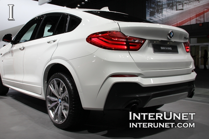 2017 BMW X4 M40i 2017-BMW-X4-M40i-rear-side