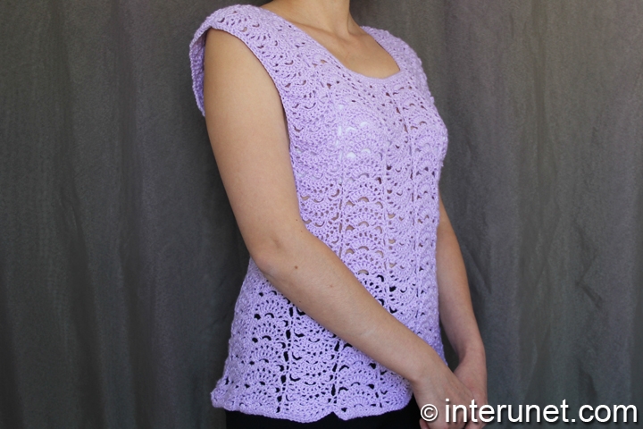 Japanese-fan-stitch-sweater-crochet-pattern