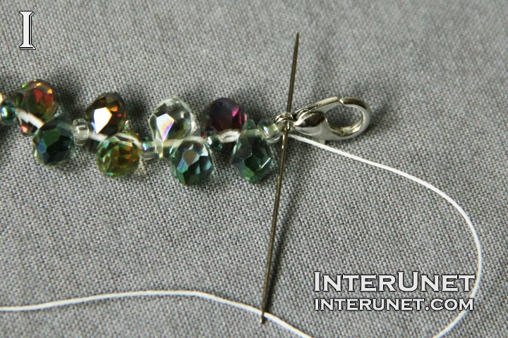DIY bracelet attaching-lobster-clasp