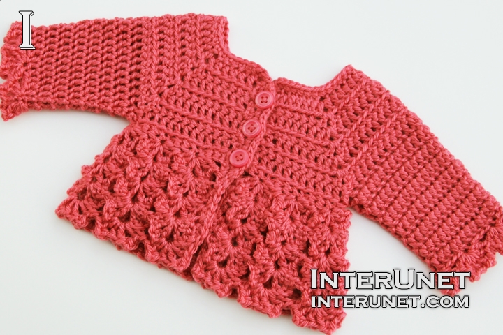 Crochet Cardigan crochet-baby-girl-sweater