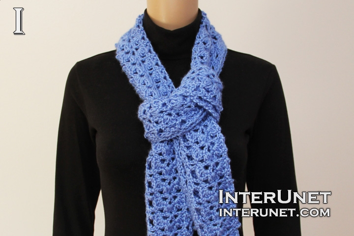 Scarf blue-scarf