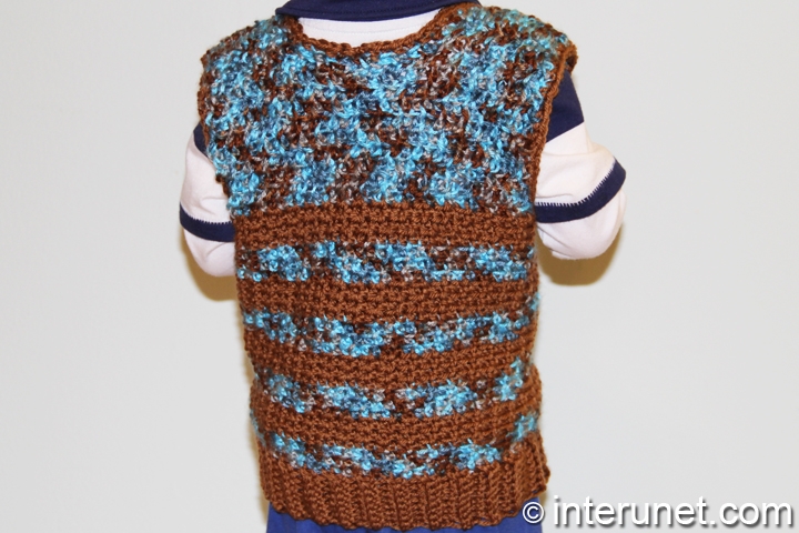 sleeveless sweater boy’s-sleeveless-sweater-crochet-pattern