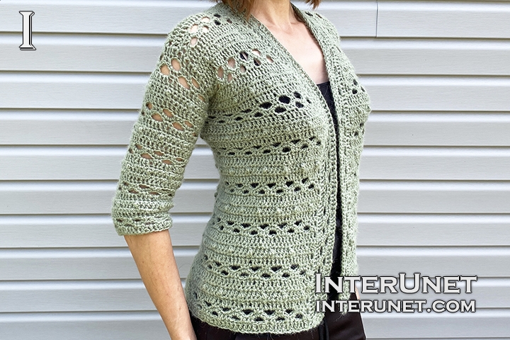 crochet cardigan jacket free simple pattern