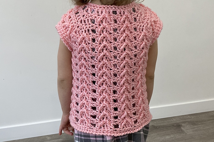 crochet cardi vest