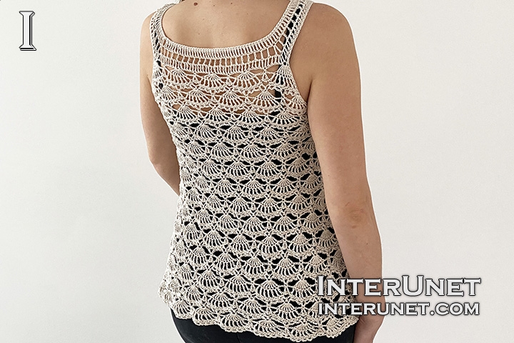 summer top crochet flowy top