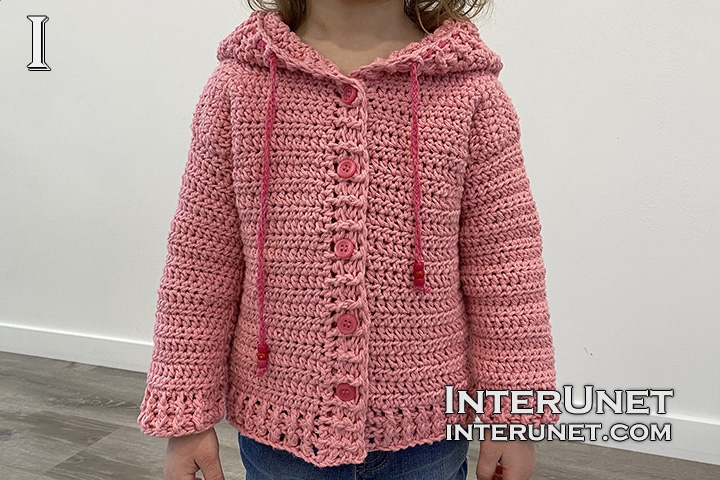 hoodie crochet kids hoodie