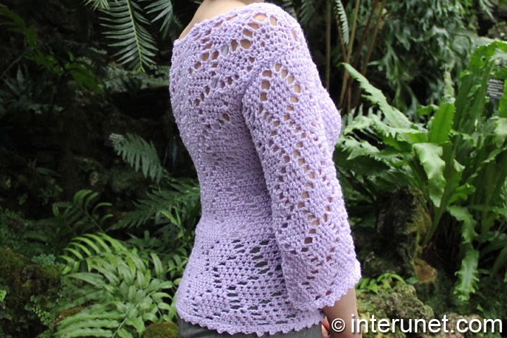 crochet women's sweater crochet-women's-lace-sweater