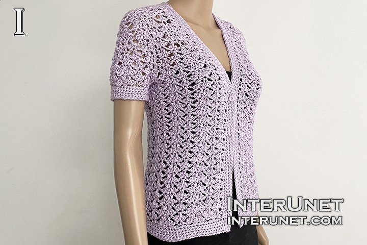 crochet pattern lace cardigan free