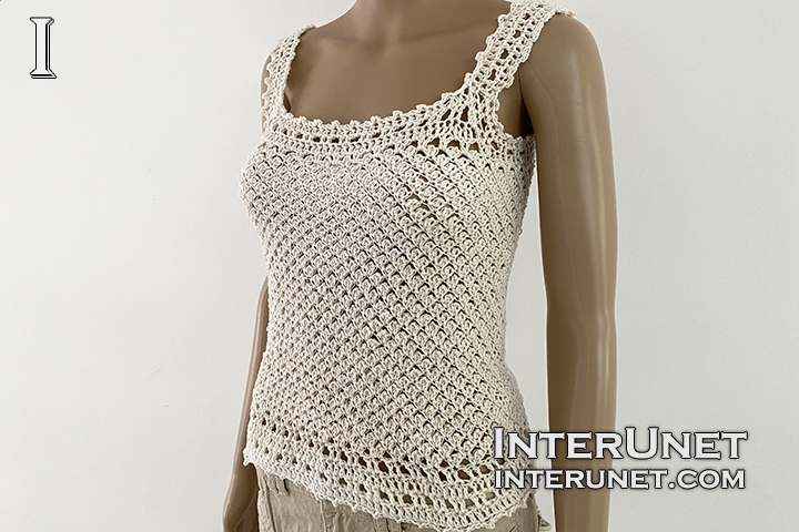 crochet summer top free pattern