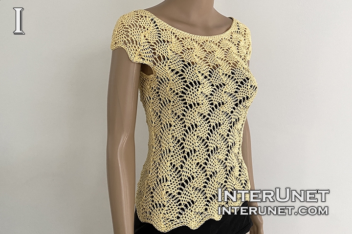 summer top crochet summer top lace leaf pattern