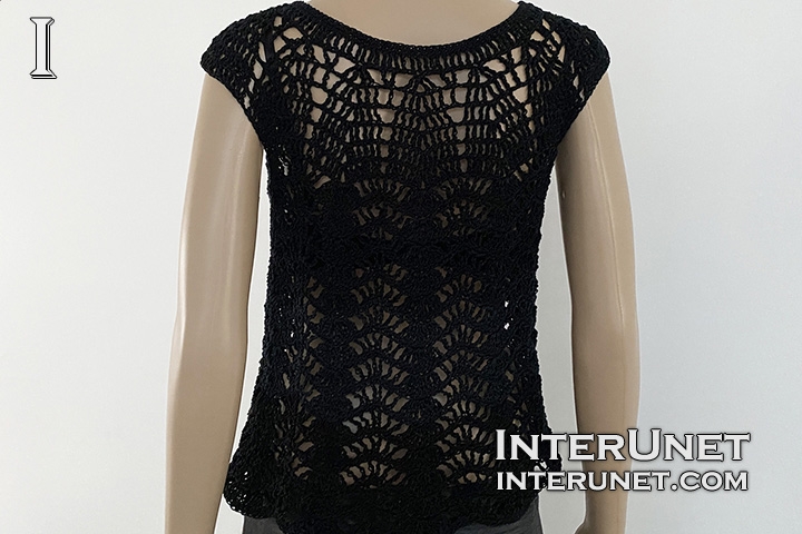 crochet vest cardigan lace pattern