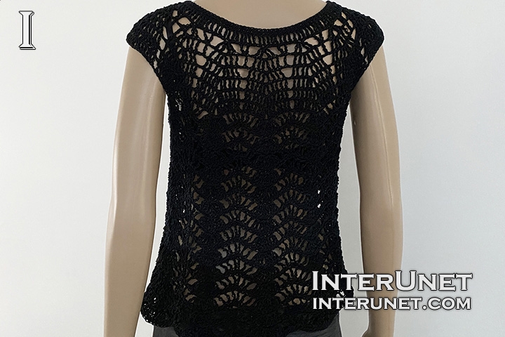top crochet vest cardigan lace pattern