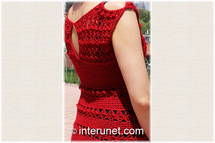 crochet women’s dress crochet-red-women’s-dress