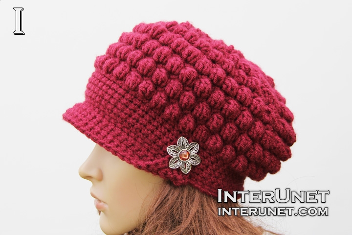 Hat Crochet hat-with-brim-crochet