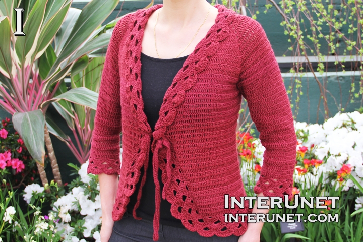 Crochet Cardigan crochet-cardigan-sweater-with-belt