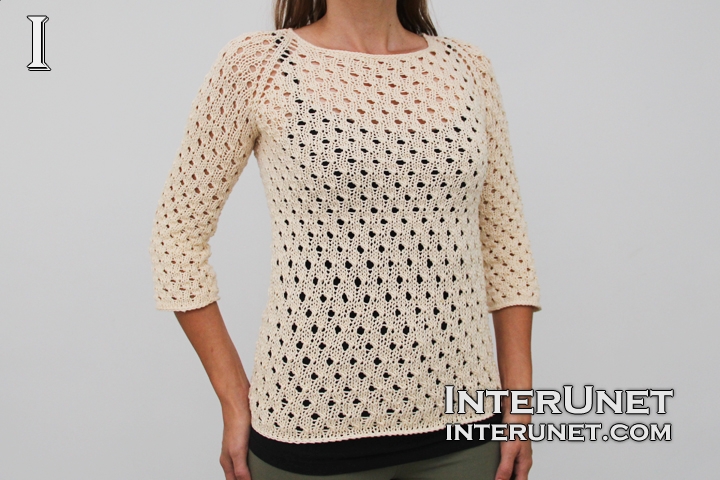 Sweater raglan sweater knitting pattern