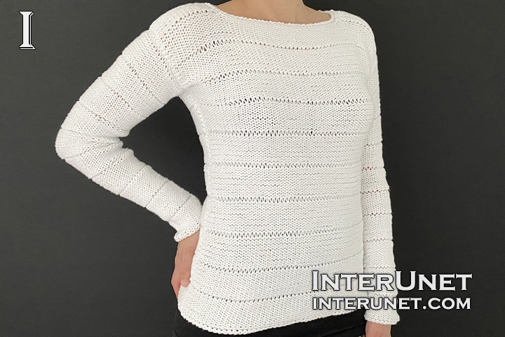 knit purl simple sweater for beginners