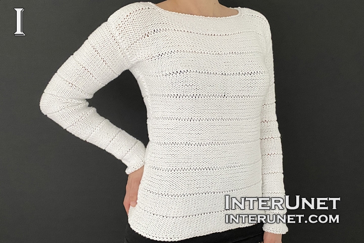 jumper knit purl simple sweater for beginners